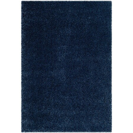 Safavieh 5 ft.-3 in. x 7 ft.-6 in. Shag Power Loomed Small Rectangle Area RugNavy SG151-7070-5